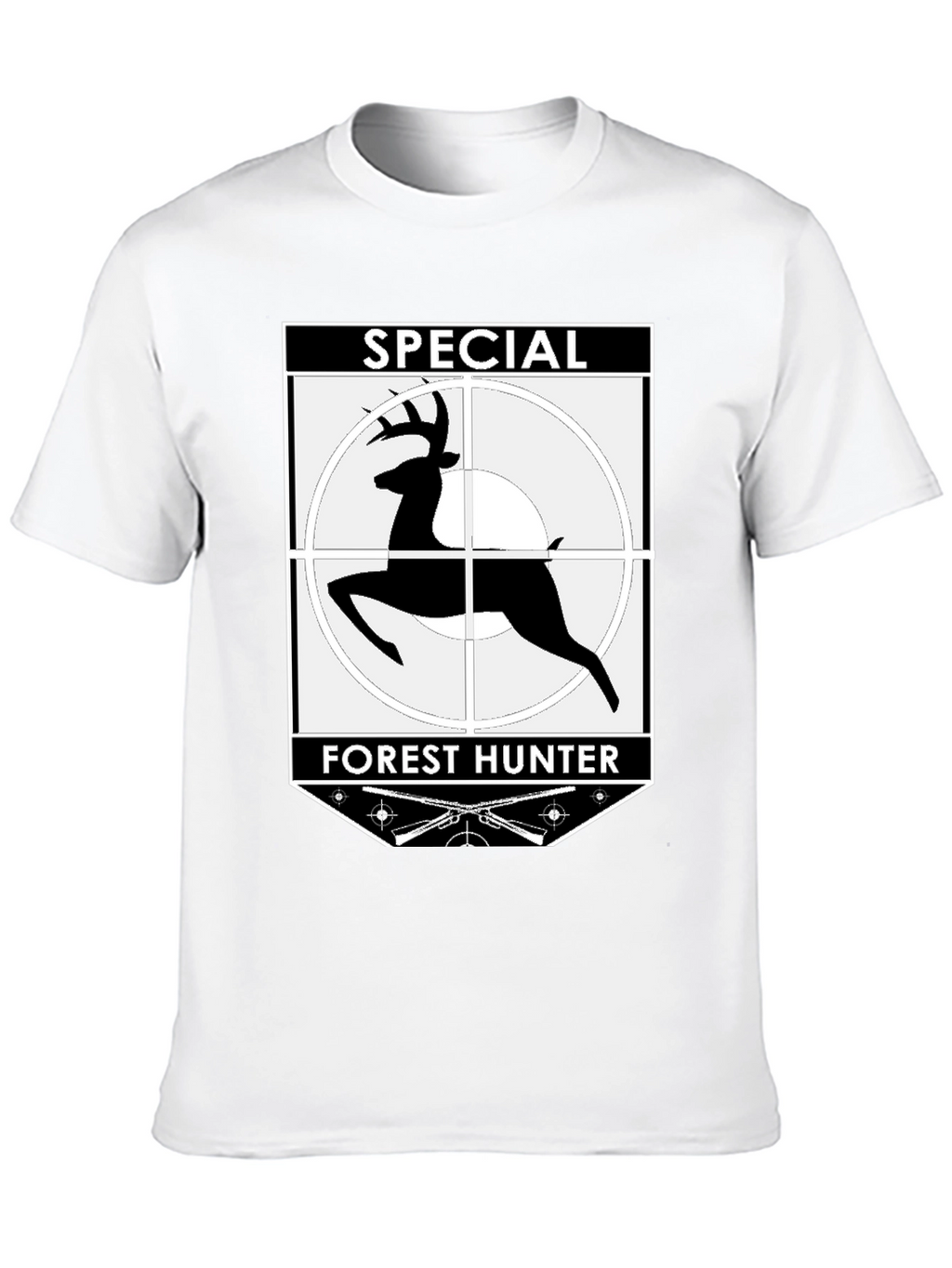 Special Forest Hunter T-Shirt Deer Target Graphic Tee