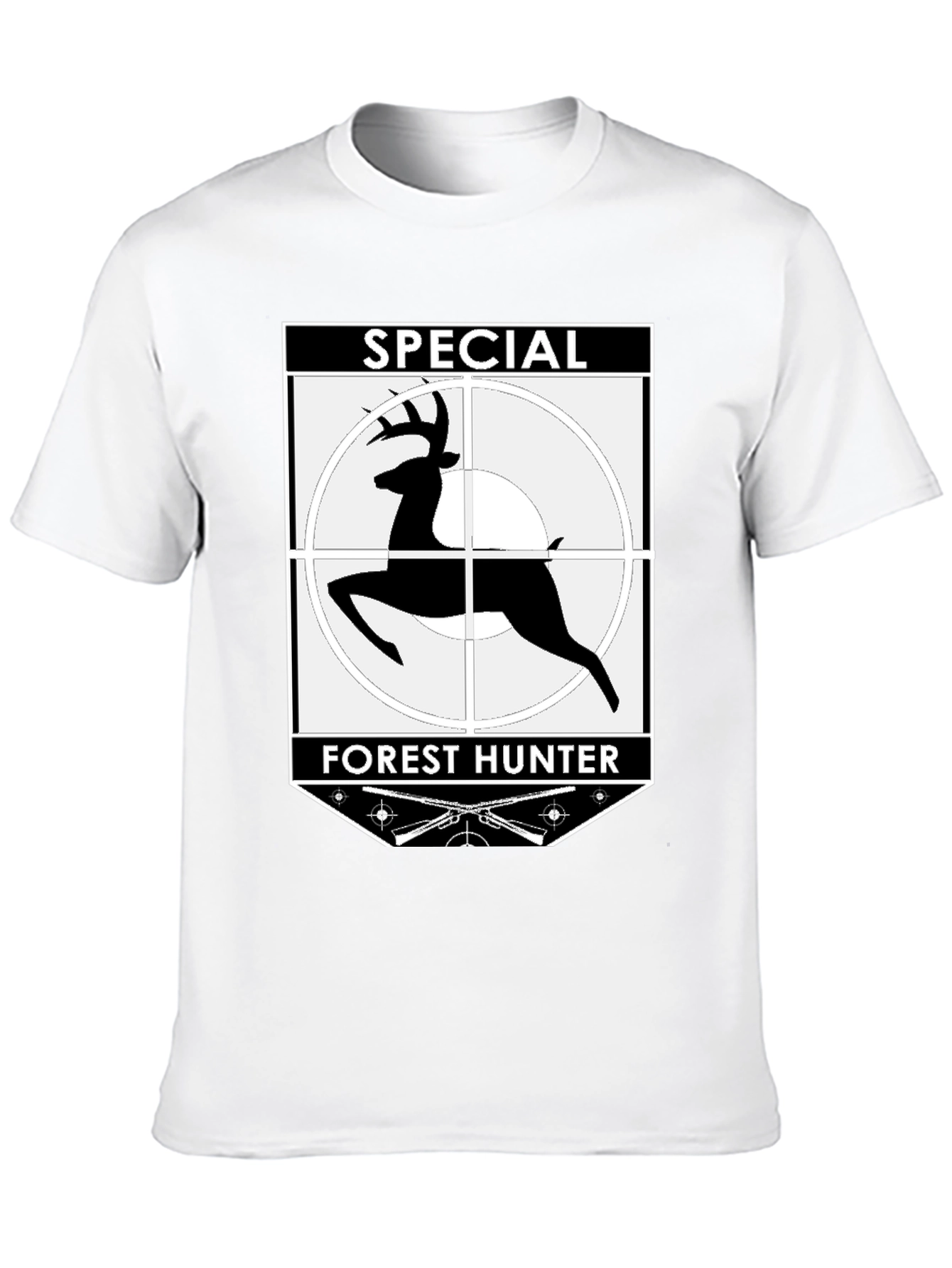Special Forest Hunter T-Shirt Deer Target Graphic Tee