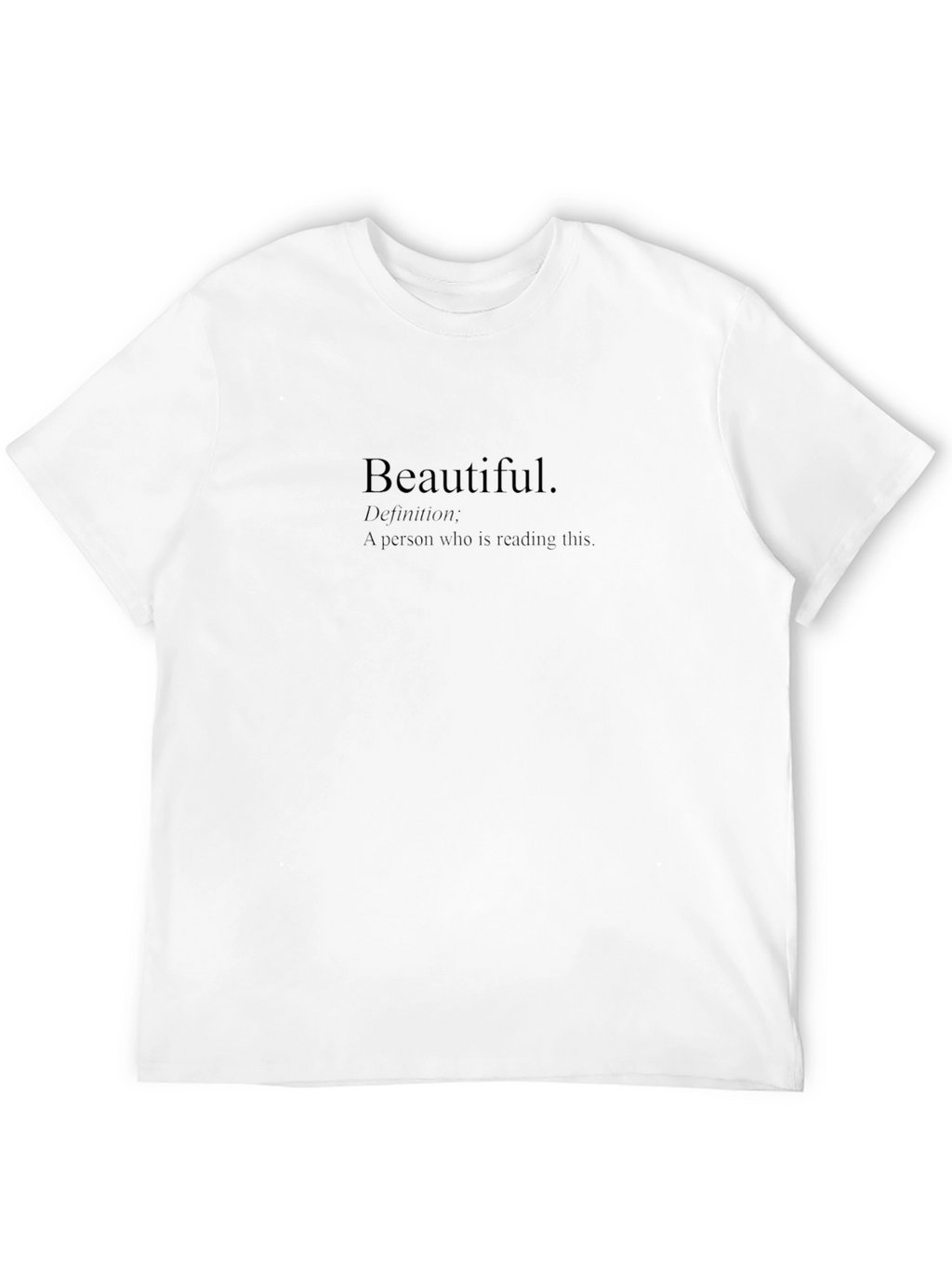 Beautiful Definition Graphic Tee - Black Unisex T-Shirt
