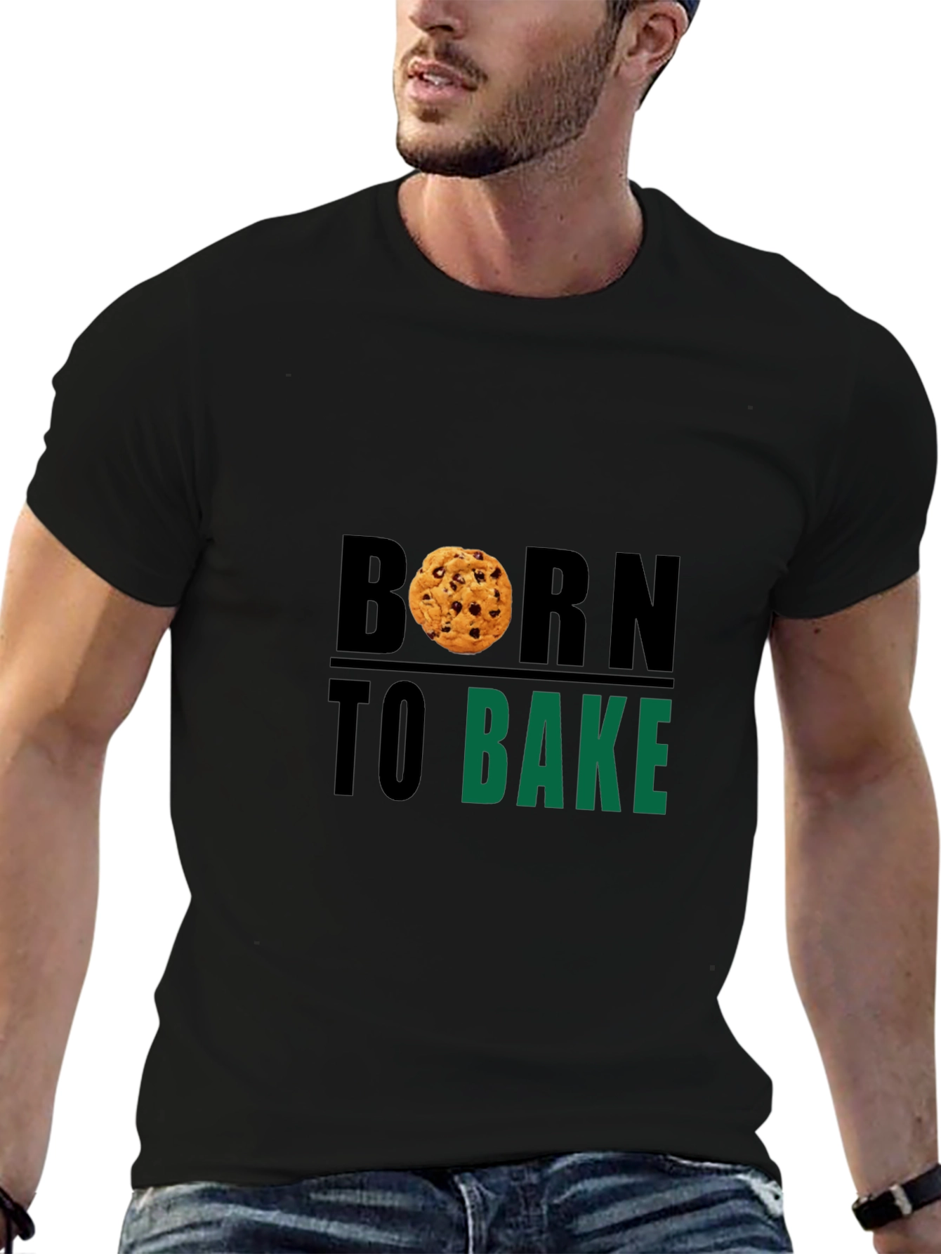 Born to Bake Cookie Graphic T-Shirt