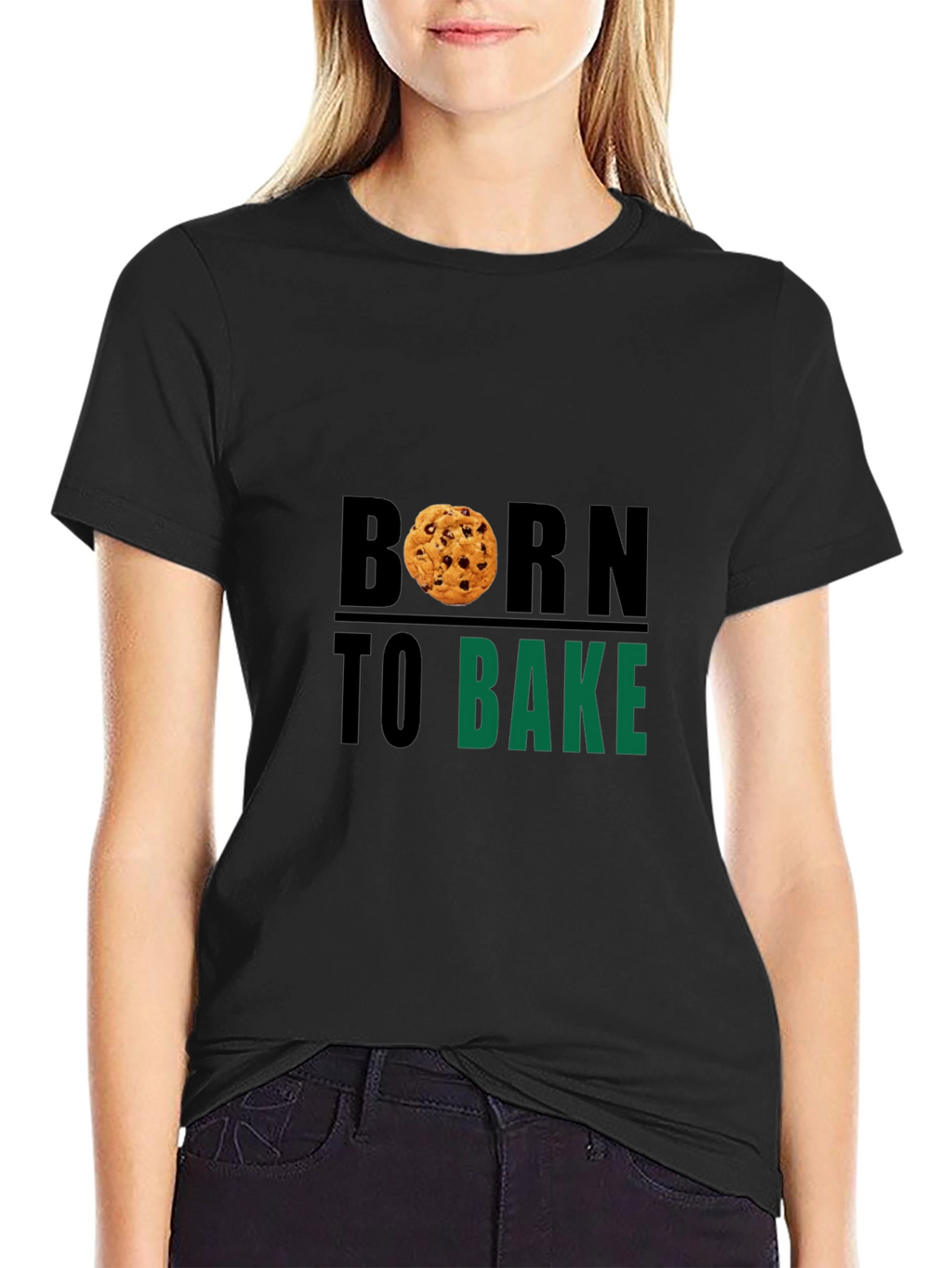 Born to Bake Cookie Graphic T-Shirt