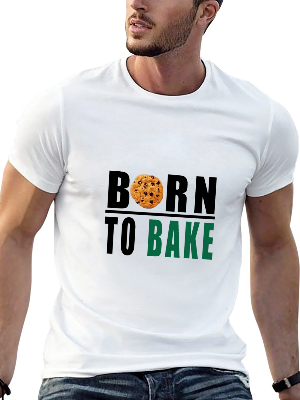 Born to Bake Cookie Graphic T-Shirt