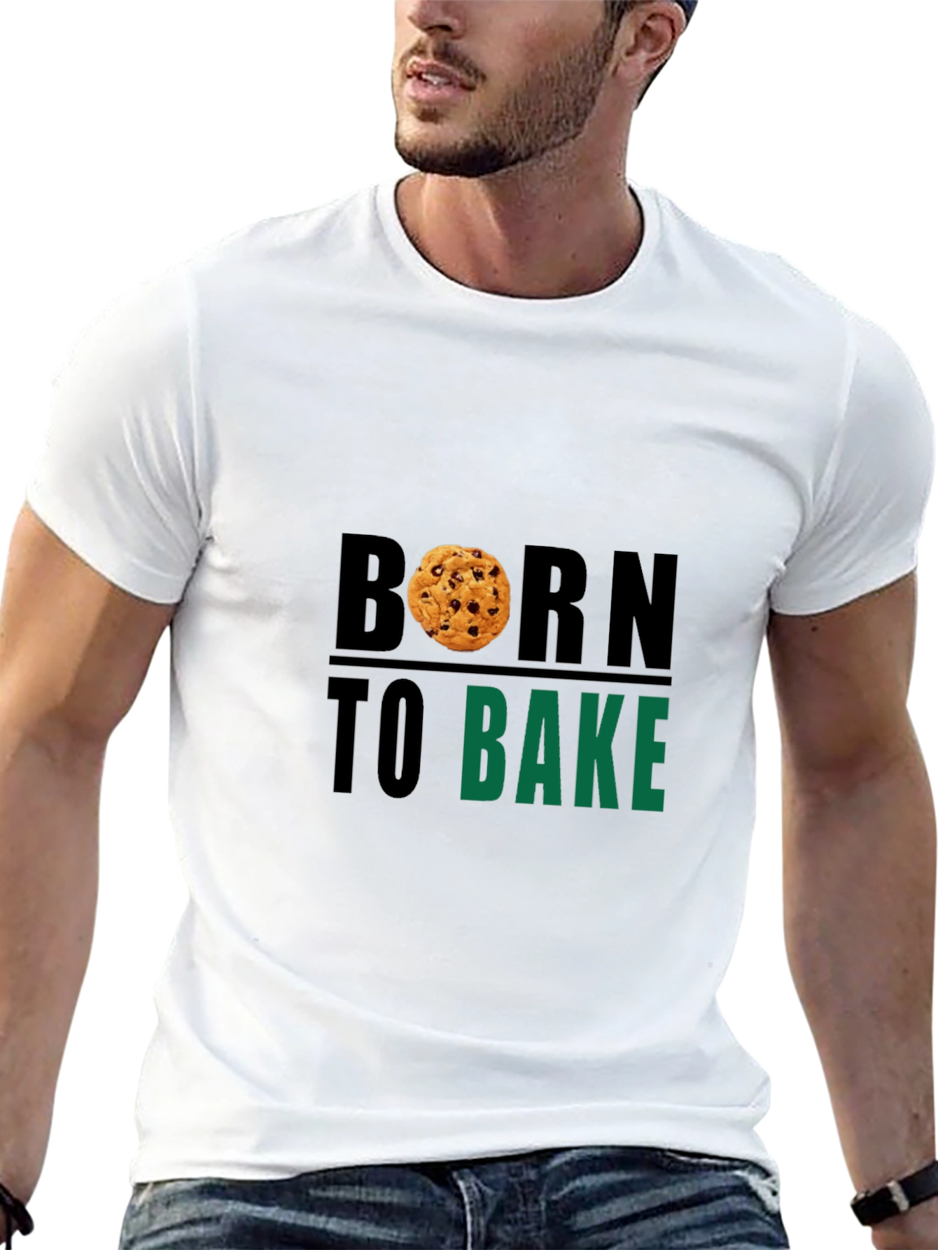 Born to Bake Cookie Graphic T-Shirt