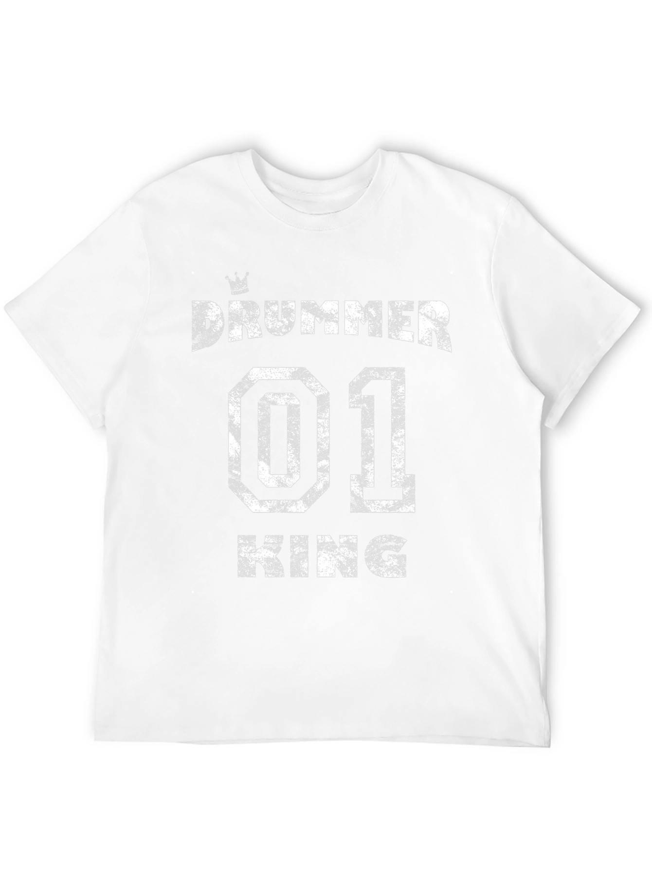 Drummer King 01 T-Shirt - Black