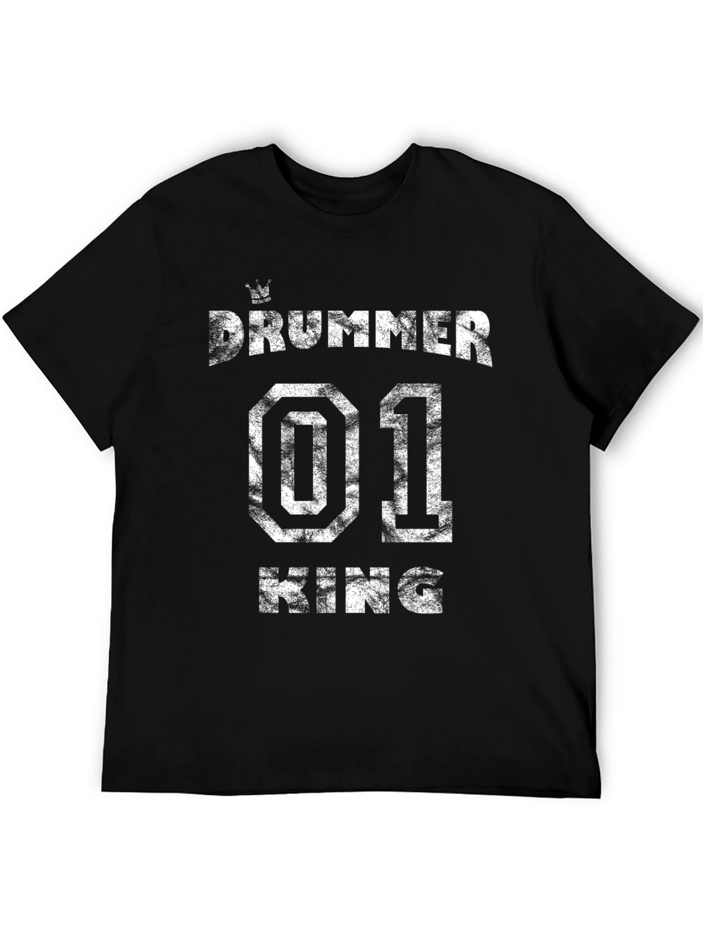 Drummer King 01 T-Shirt - Black