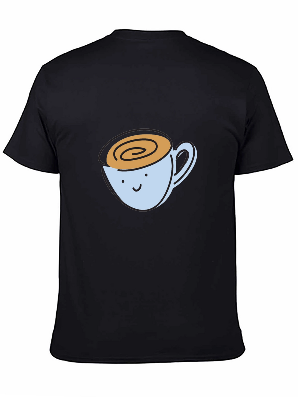 Cute Coffee Cup Graphic T-Shirt