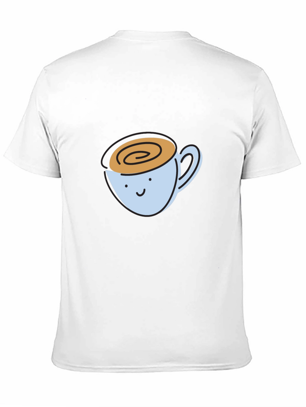 Cute Coffee Cup Graphic T-Shirt
