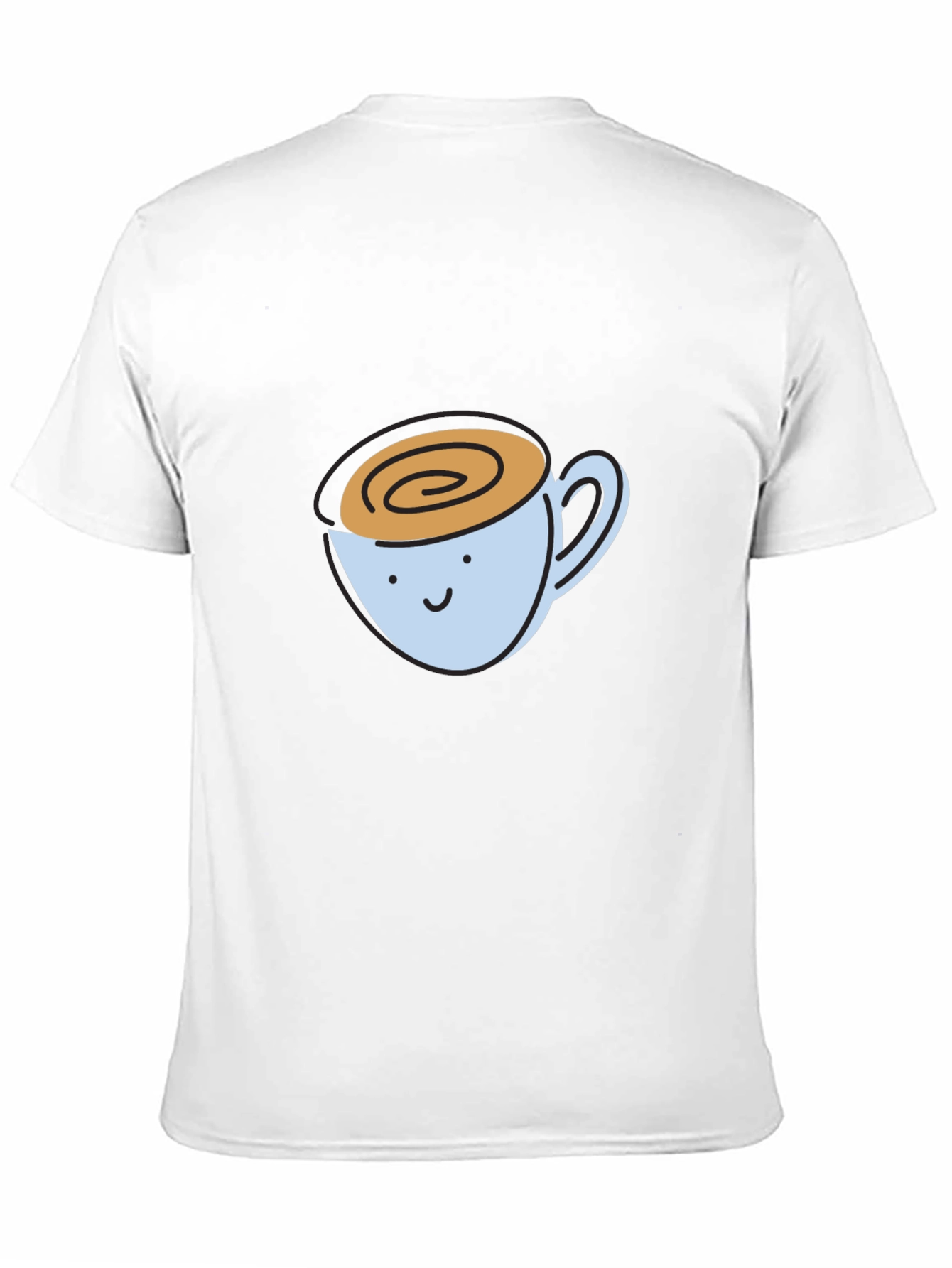 Cute Coffee Cup Graphic T-Shirt