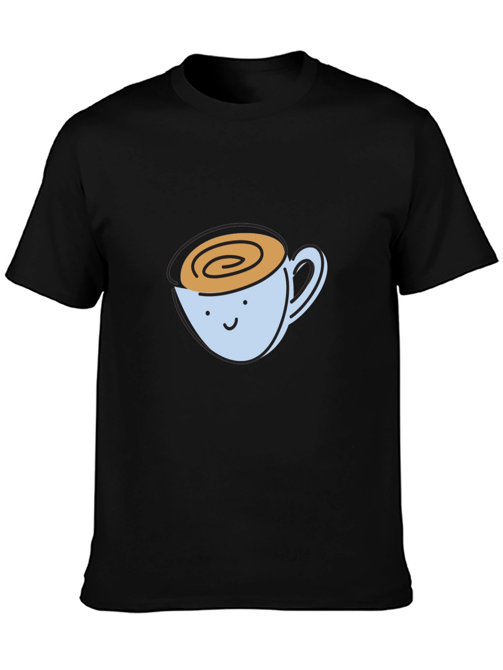 Cute Coffee Cup Graphic T-Shirt