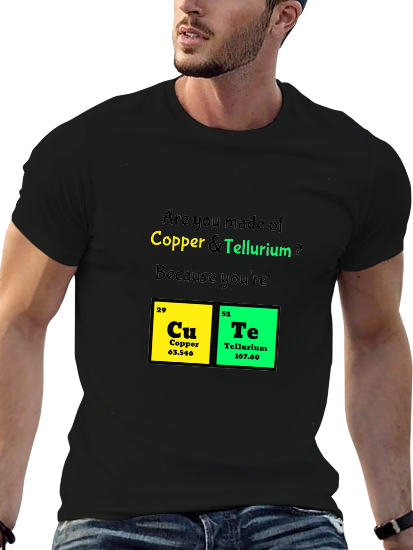 Funny Chemistry T-Shirt - Copper Tellurium