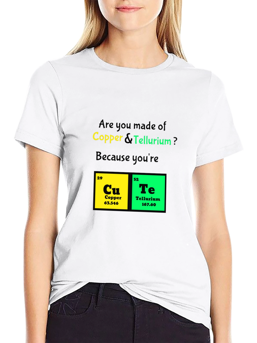 Funny Chemistry T-Shirt - Copper Tellurium