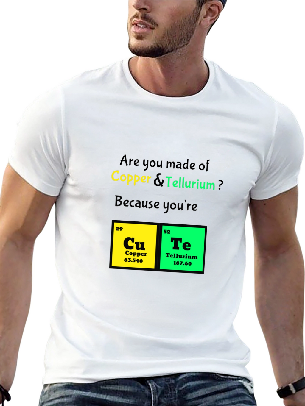 Funny Chemistry T-Shirt - Copper Tellurium