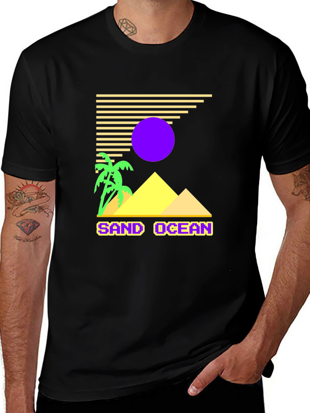 Retro Sand Ocean T-Shirt