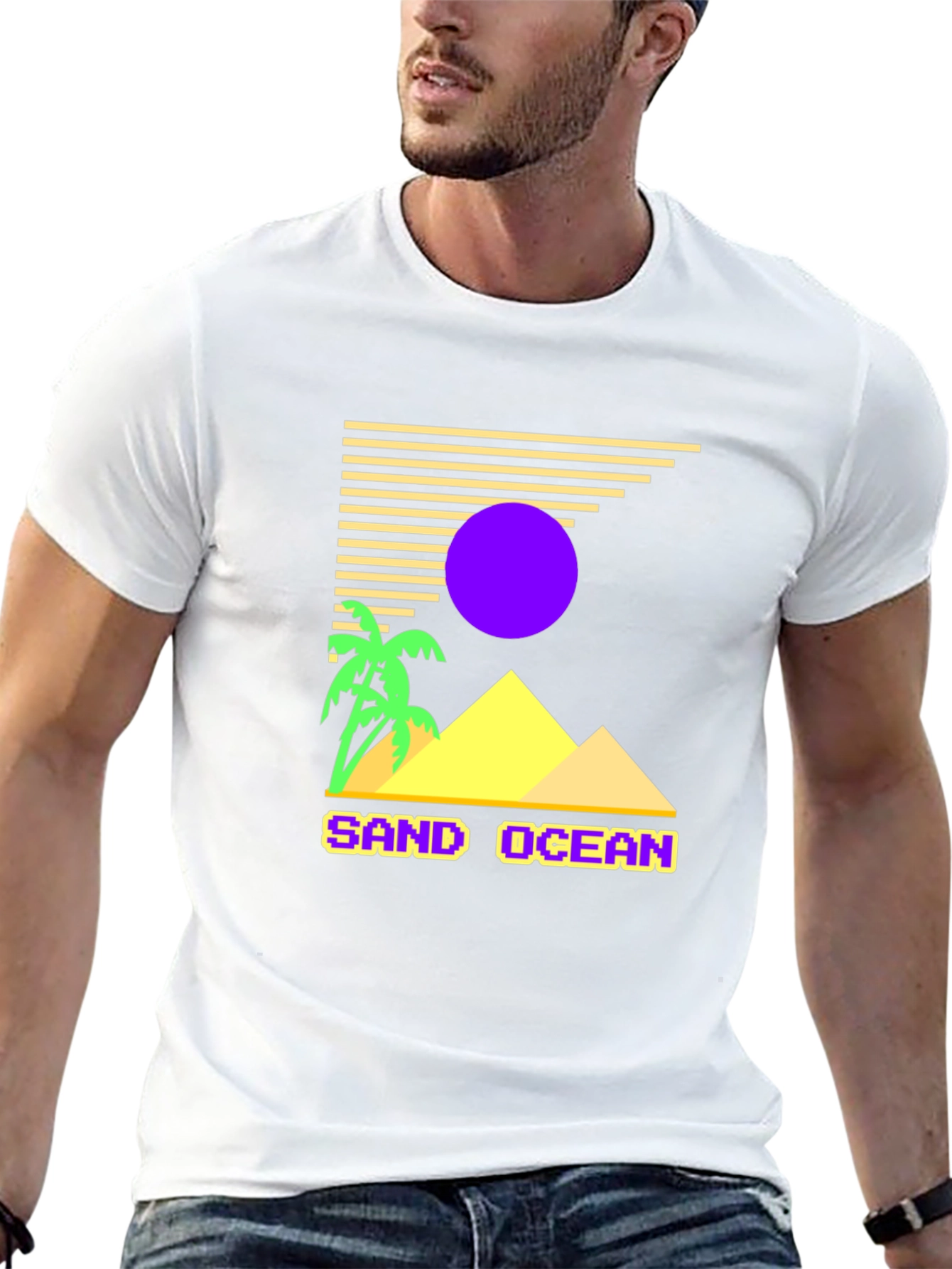 Retro Sand Ocean T-Shirt