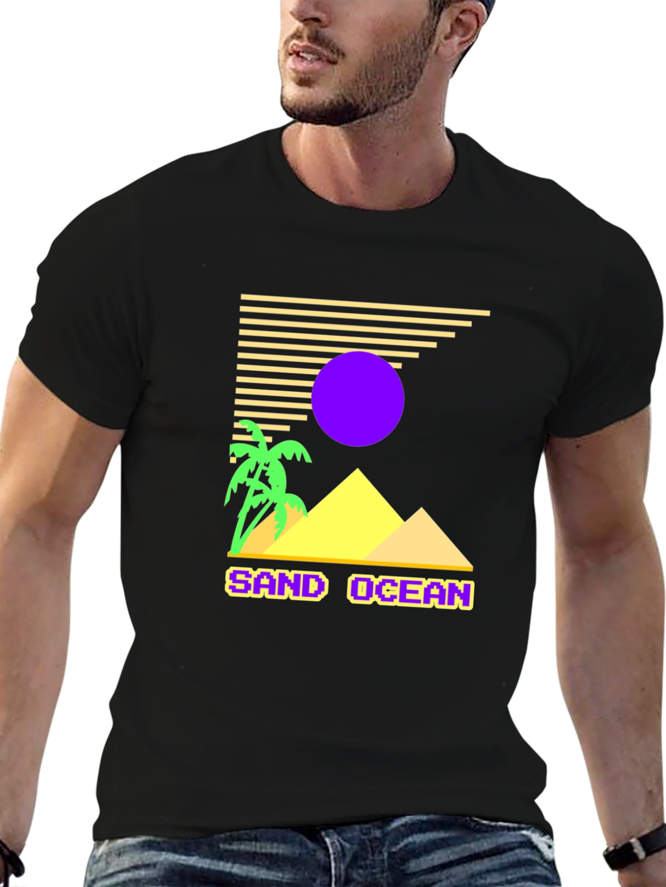 Retro Sand Ocean T-Shirt