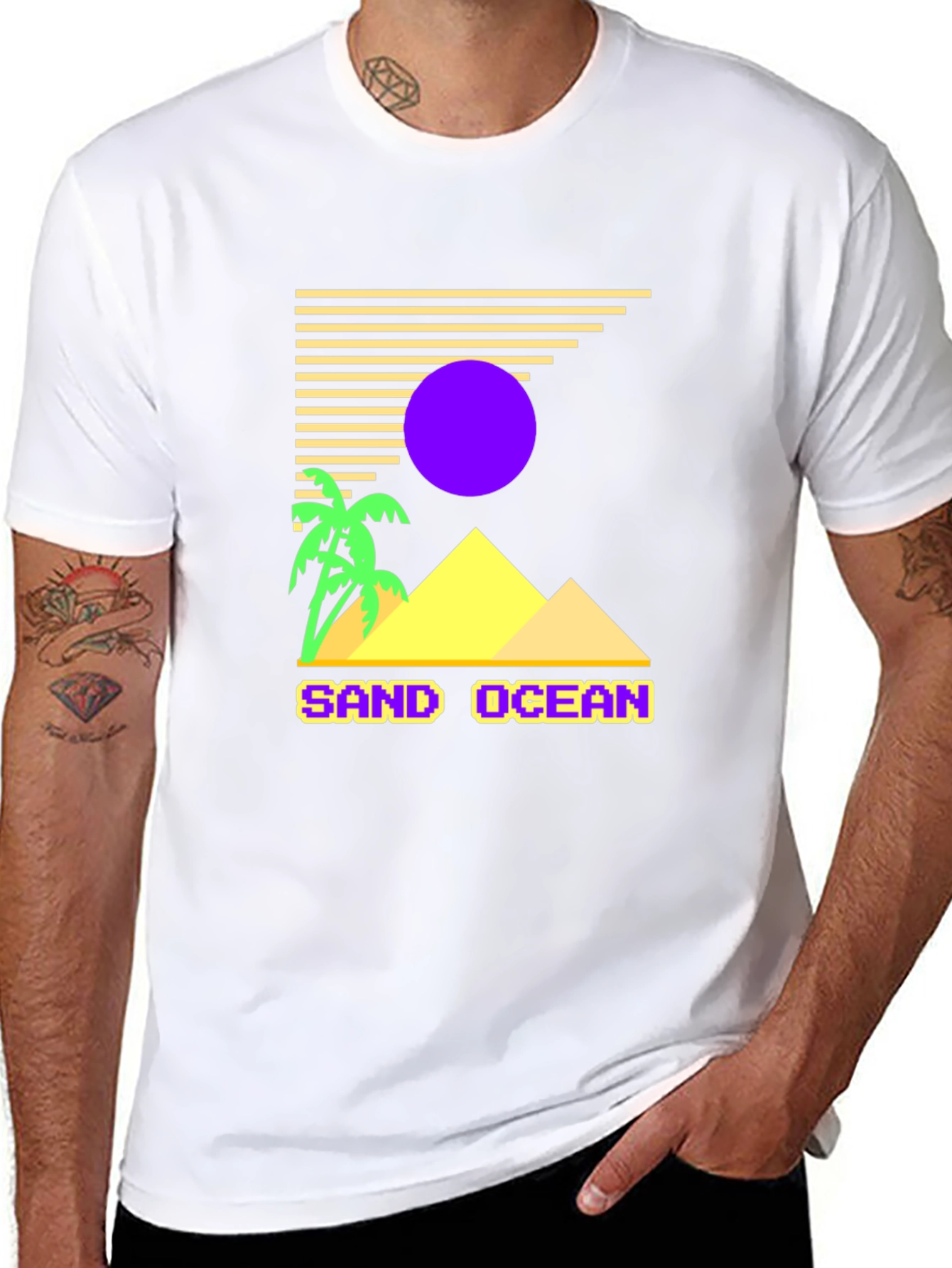 Retro Sand Ocean T-Shirt