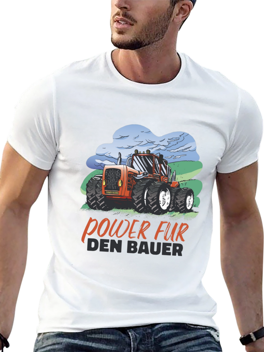 Tractor Power Farmer Graphic Tee