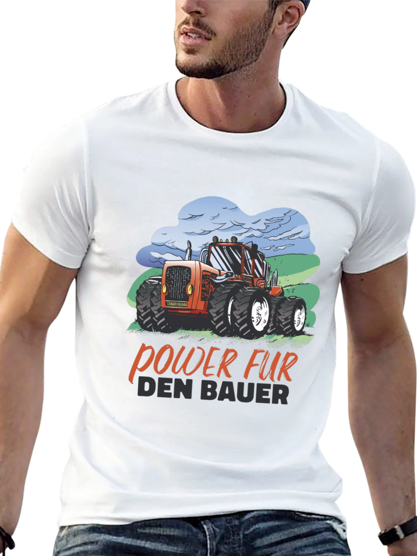 Tractor Power Farmer Graphic Tee