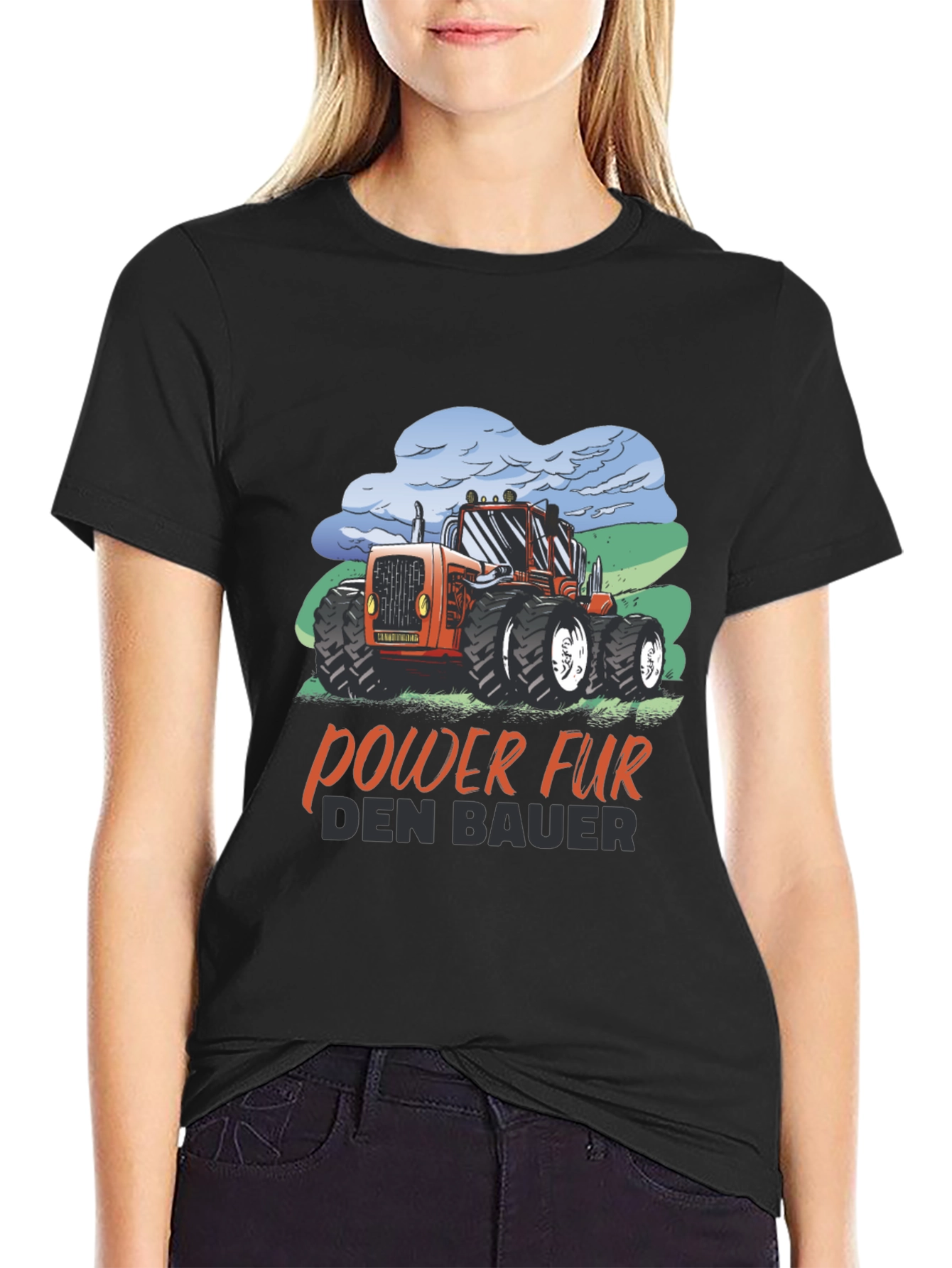 Tractor Power Farmer Graphic Tee