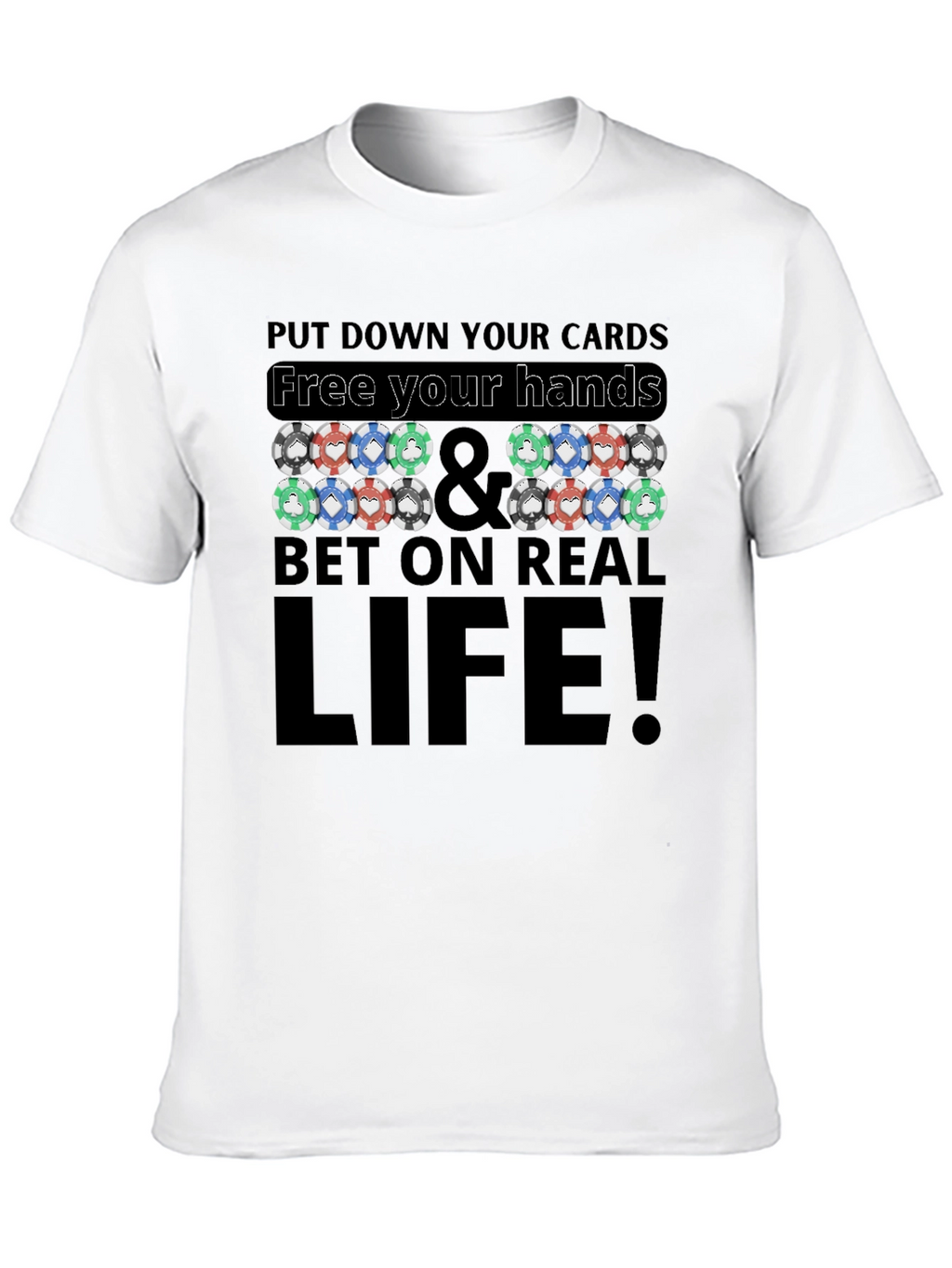 Poker Chip Graphic T-Shirt