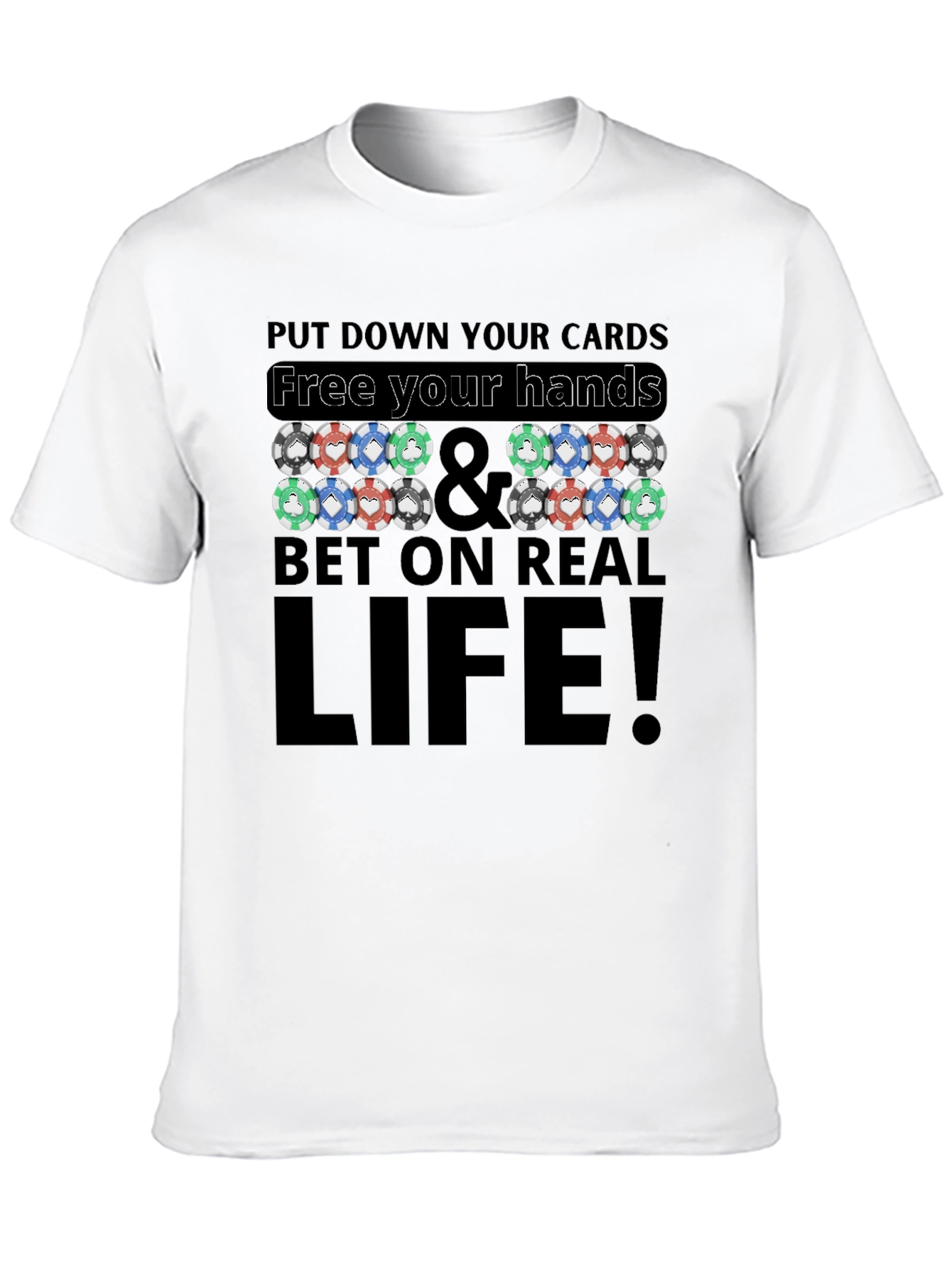 Poker Chip Graphic T-Shirt