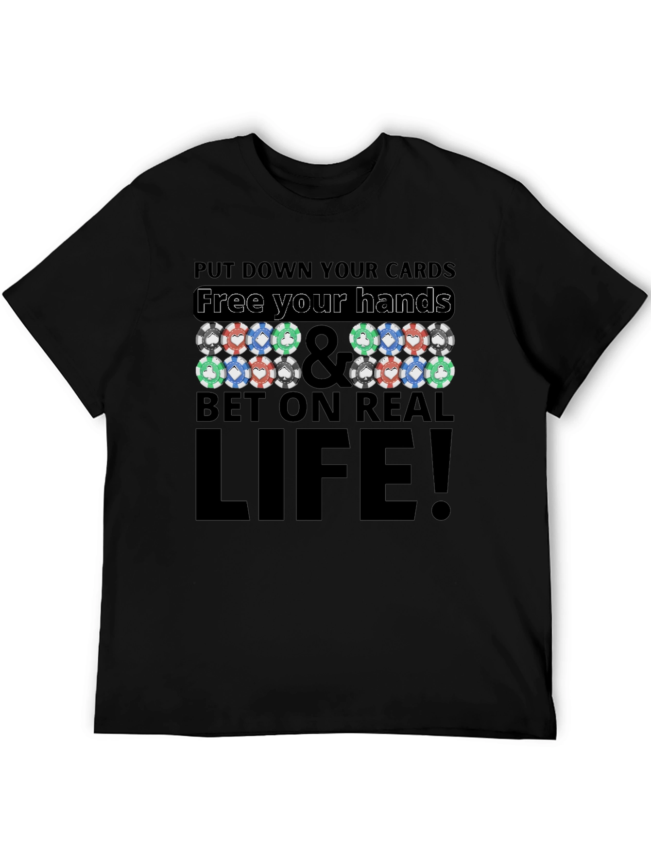 Poker Chip Graphic T-Shirt