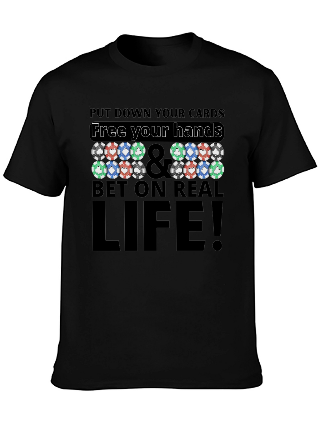 Poker Chip Graphic T-Shirt