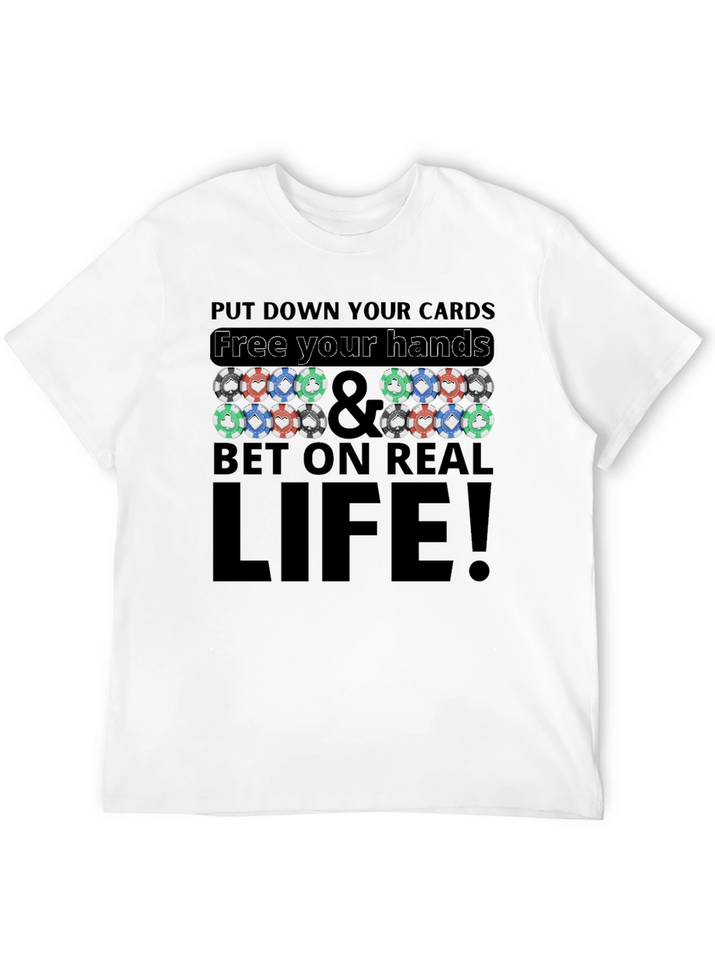 Poker Chip Graphic T-Shirt