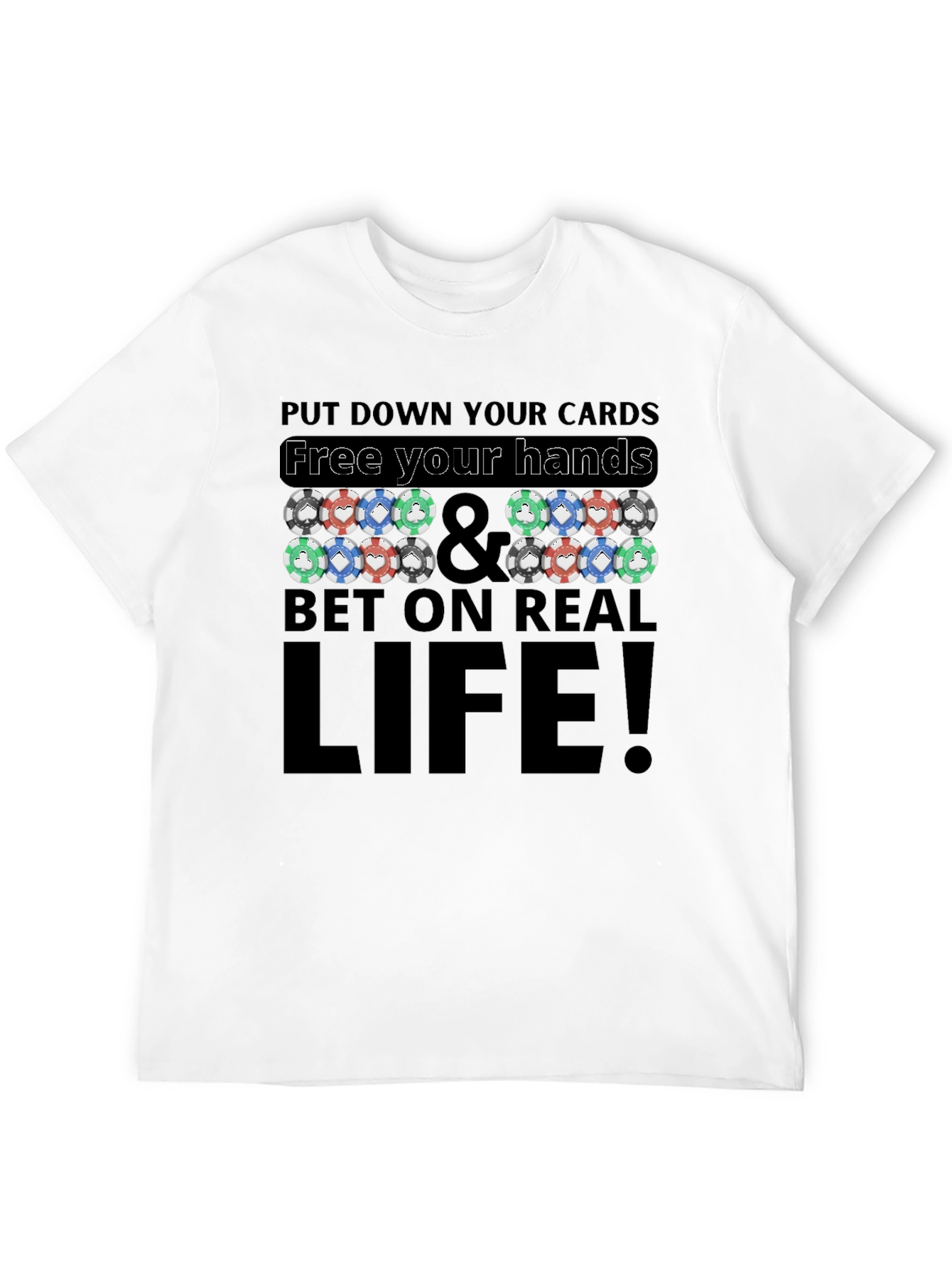 Poker Chip Graphic T-Shirt