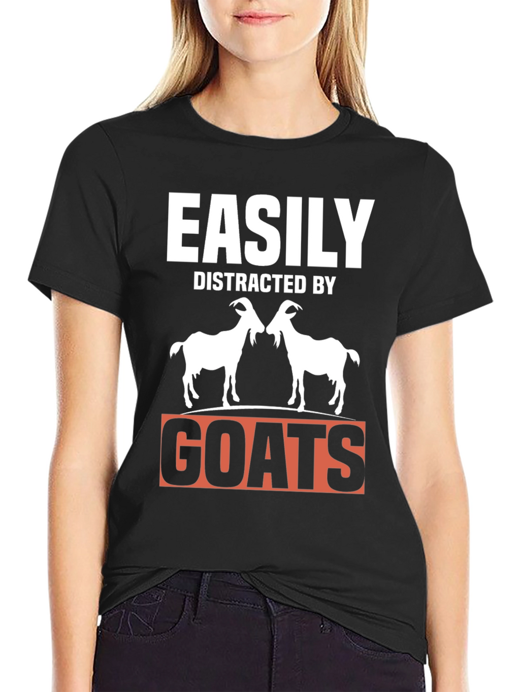 Easily Distracted By Goats T-Shirt