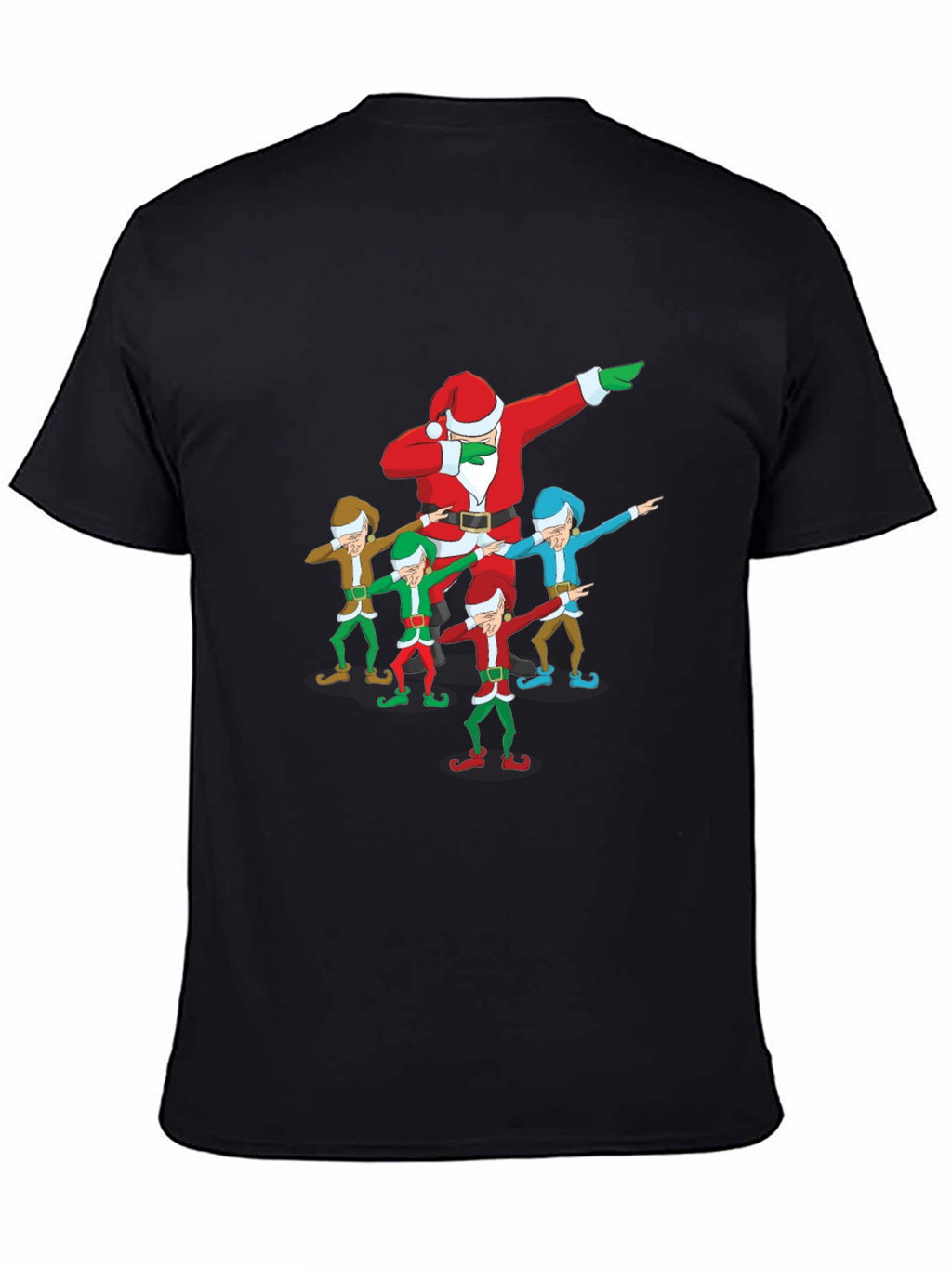Dabbing Santa & Elves Graphic T-Shirt