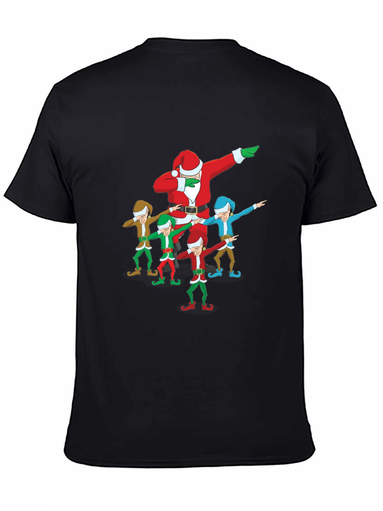 Dabbing Santa & Elves Graphic T-Shirt