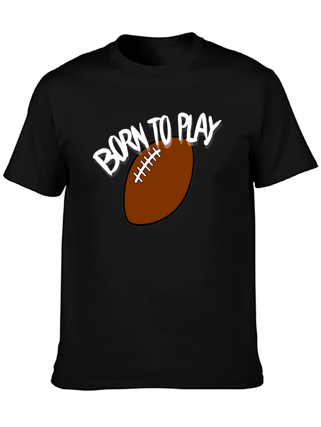 Born to Play Football Graphic T-Shirt