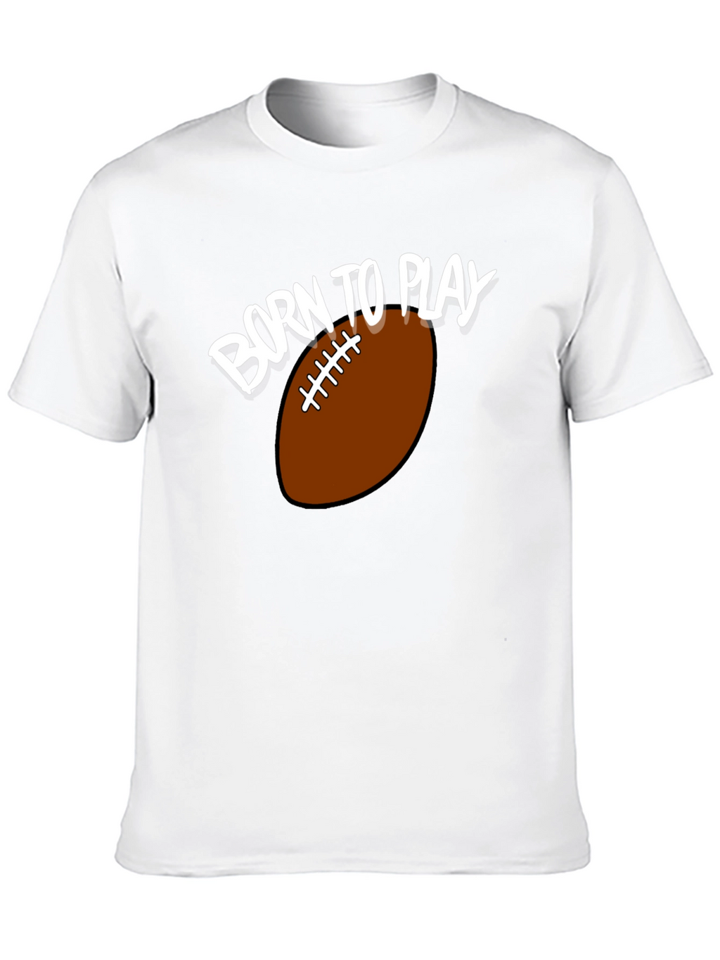 Born to Play Football Graphic T-Shirt