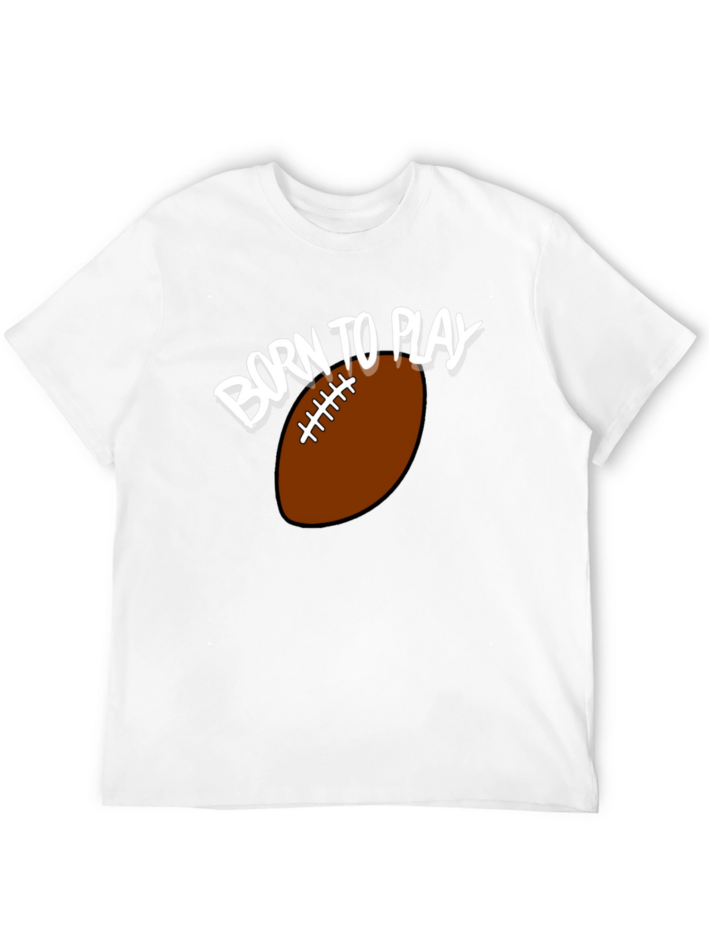 Born to Play Football Graphic T-Shirt