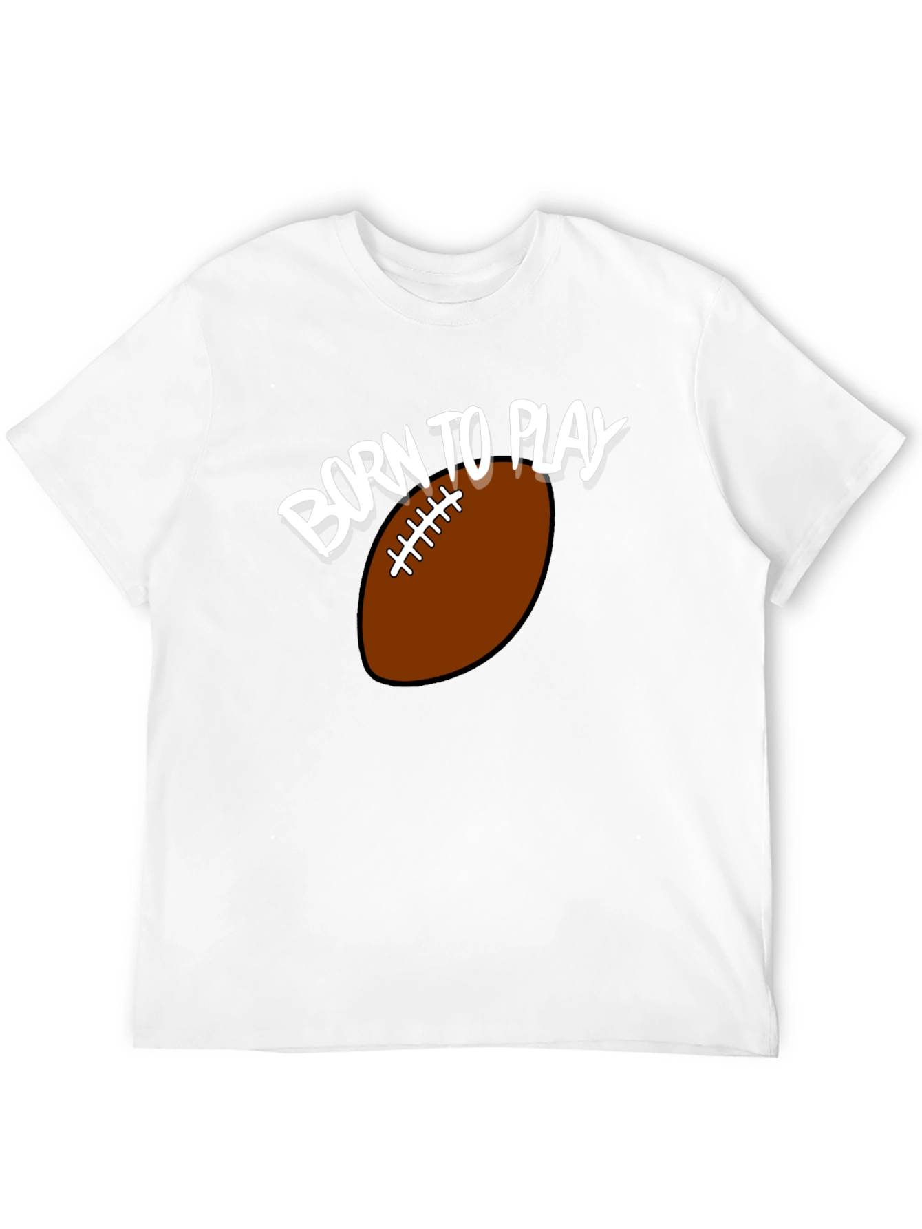 Born to Play Football Graphic T-Shirt
