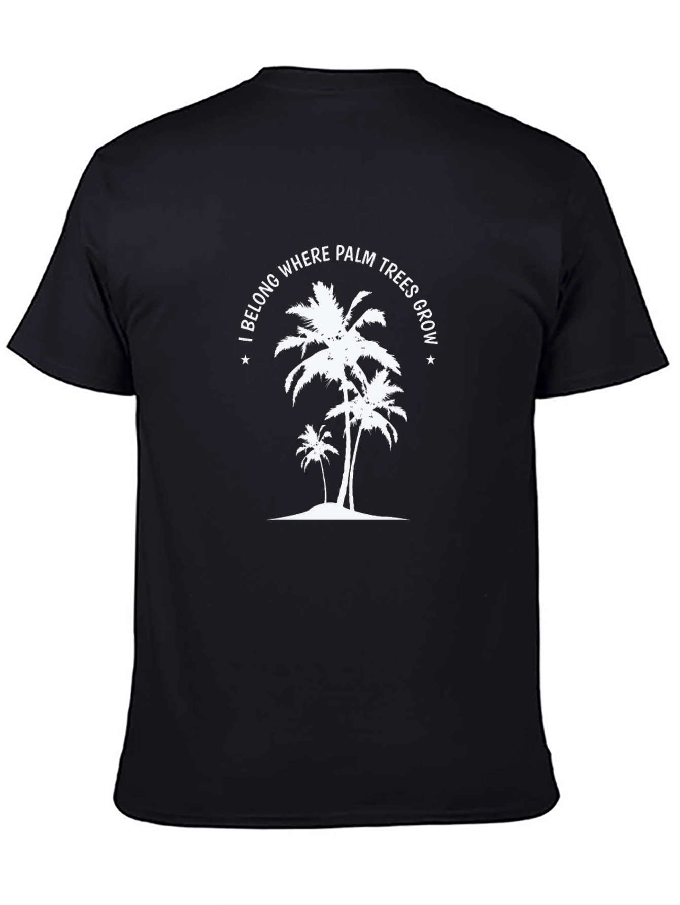 Palm Tree Graphic Tee - Tropical Beach Vibes