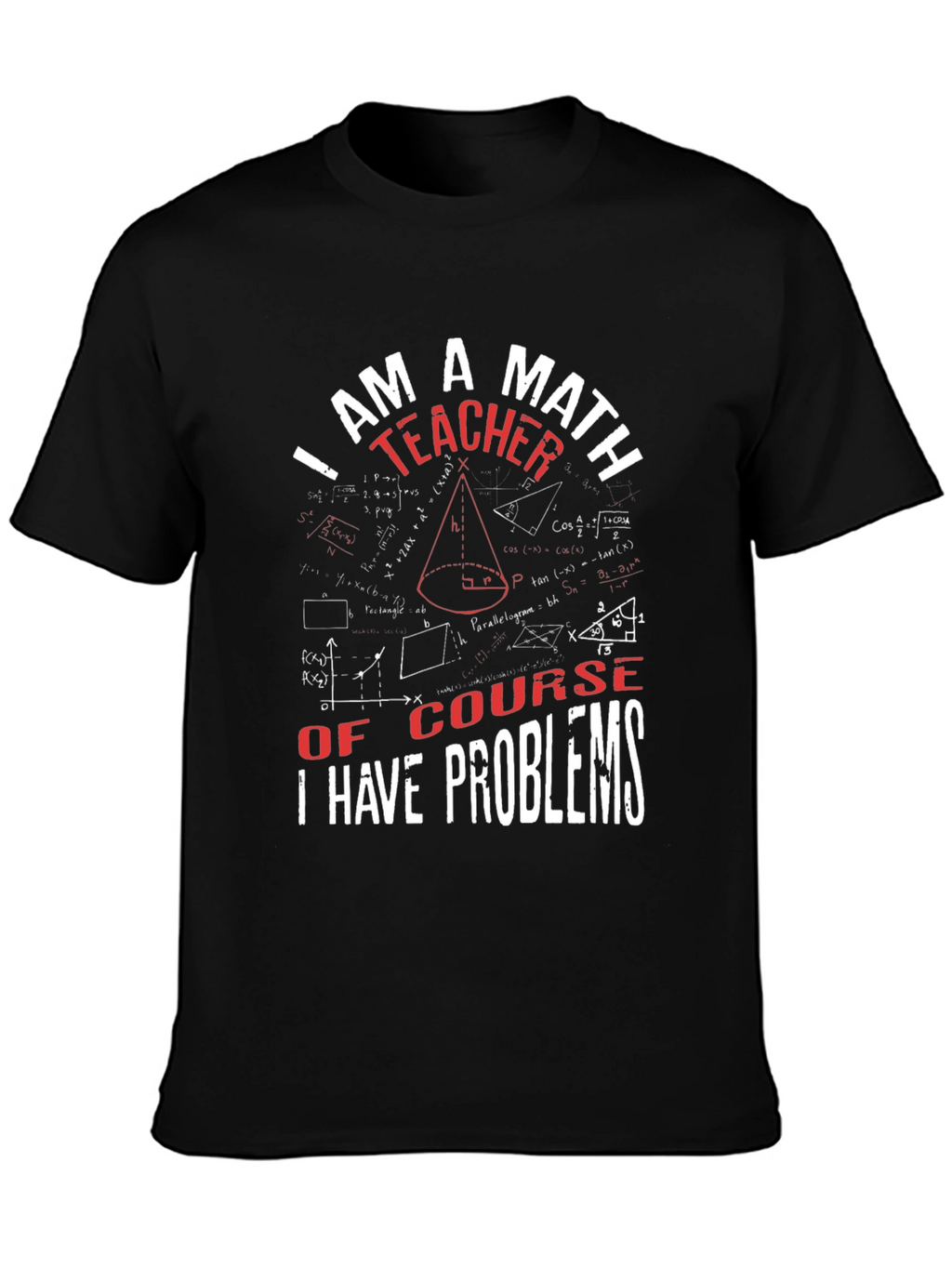 Math Teacher T-Shirt: I Have Problems