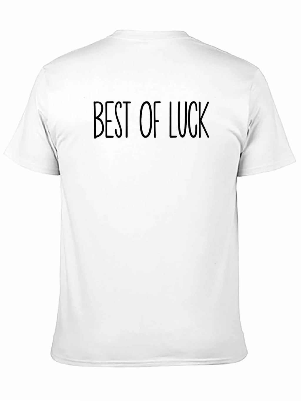 Best of Luck Graphic Tee - Classic Black T-Shirt