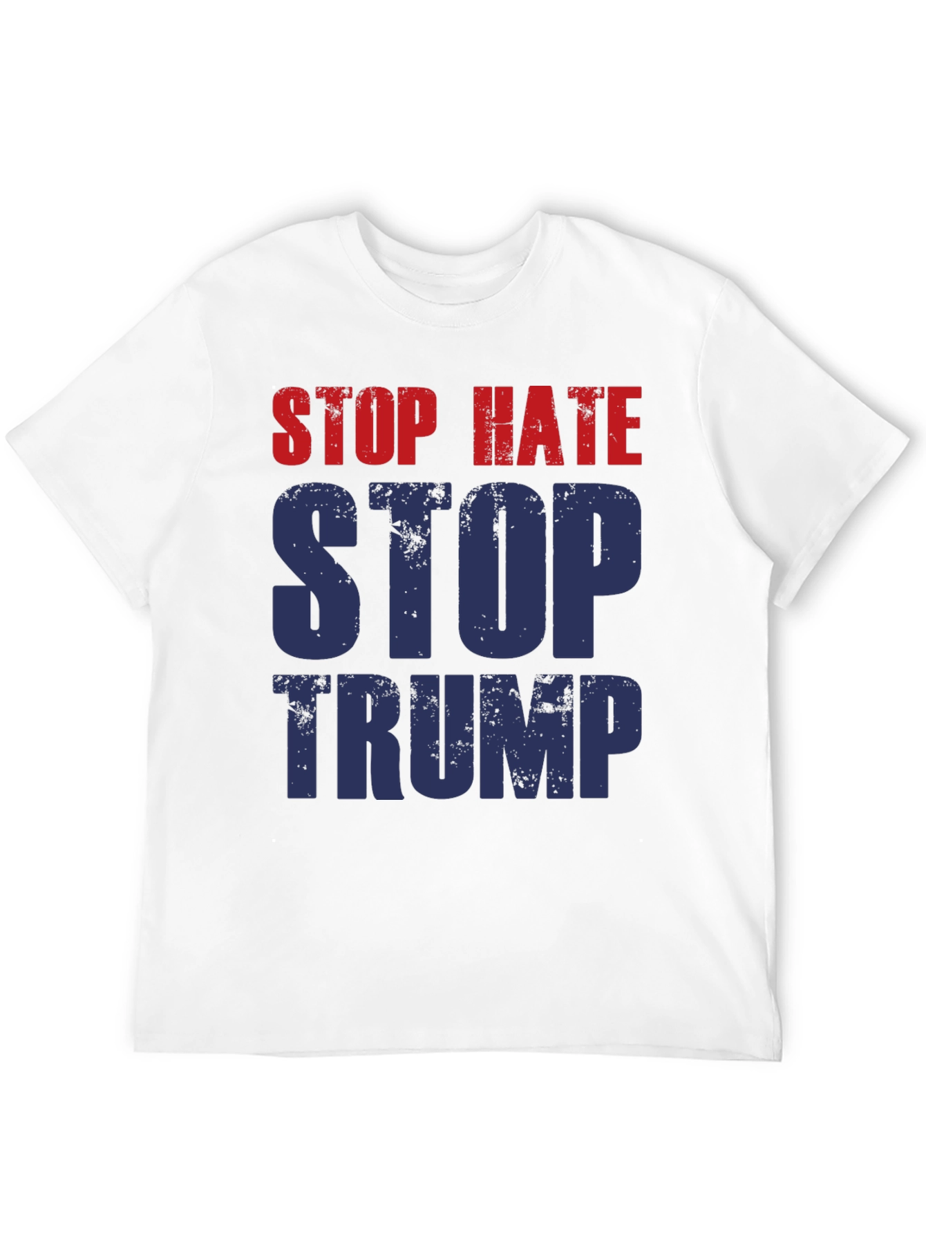 Stop Hate Stop Trump Graphic T-Shirt