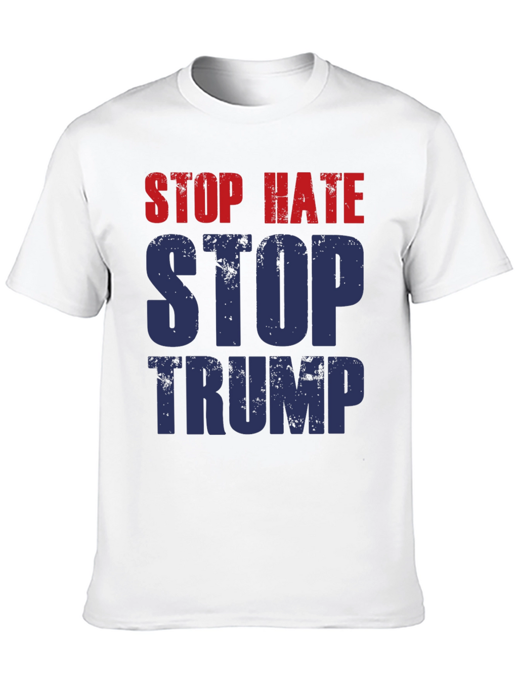 Stop Hate Stop Trump Graphic T-Shirt