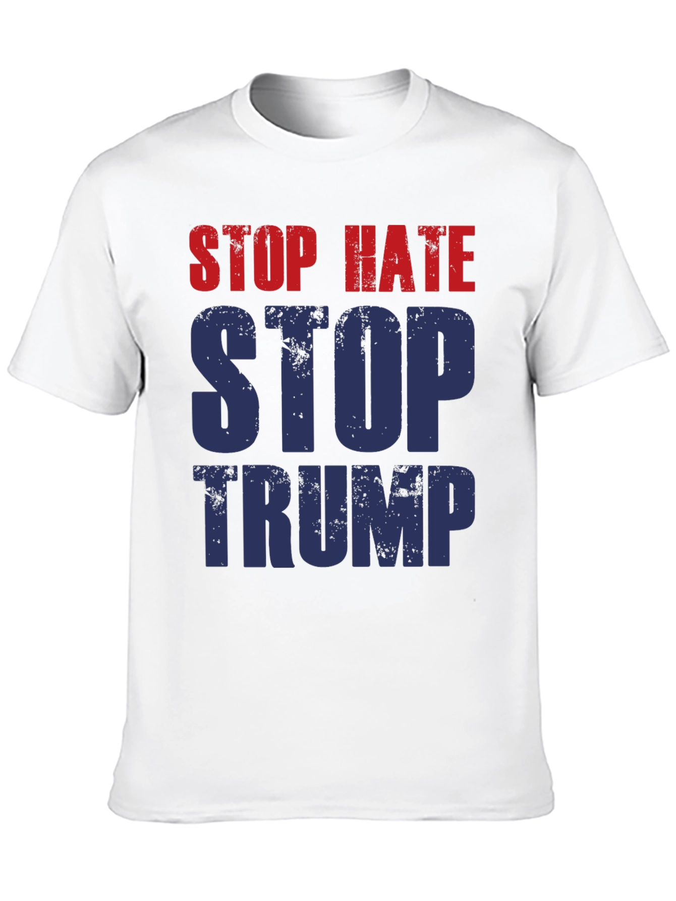 Stop Hate Stop Trump Graphic T-Shirt