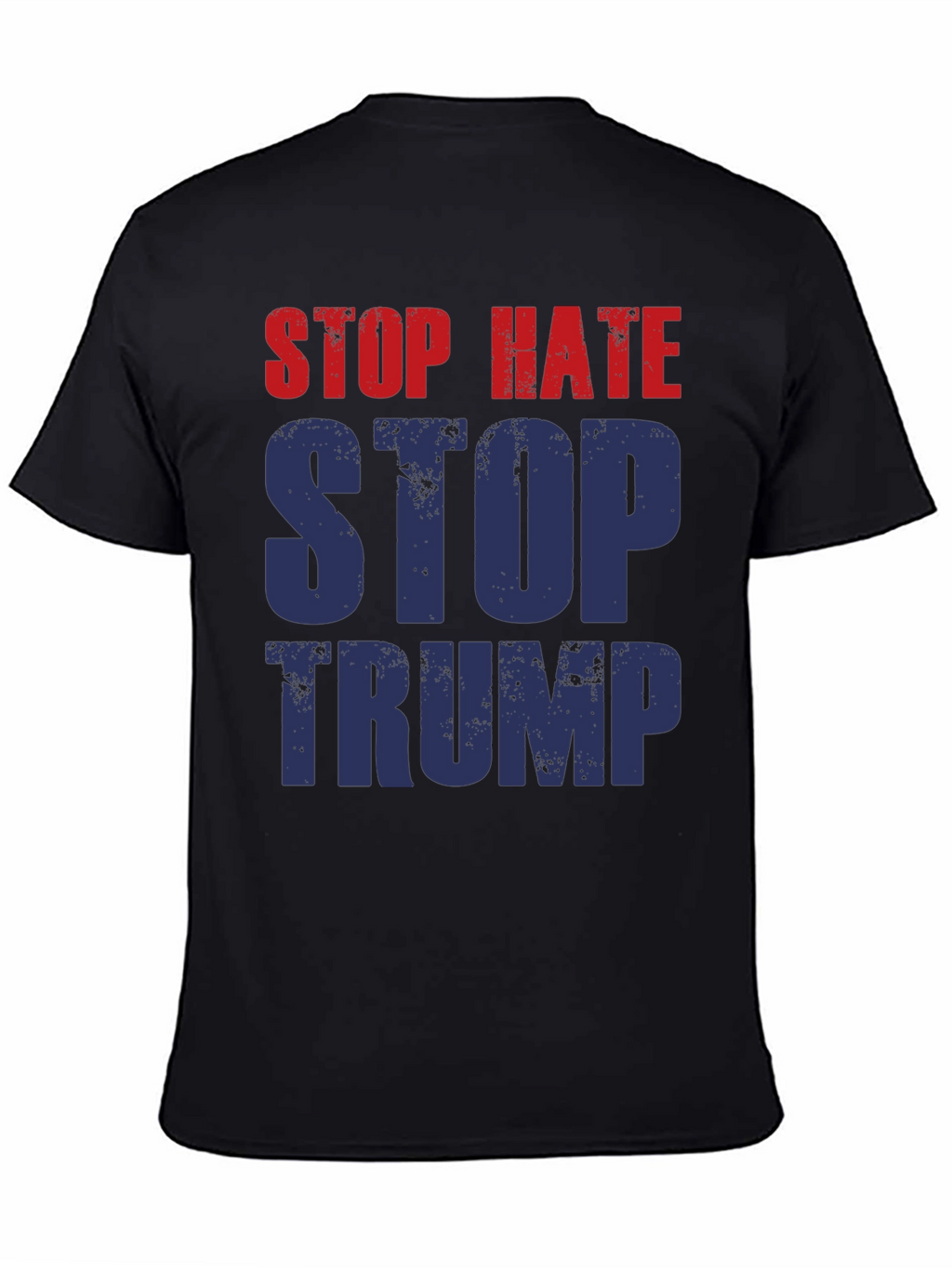 Stop Hate Stop Trump Graphic T-Shirt