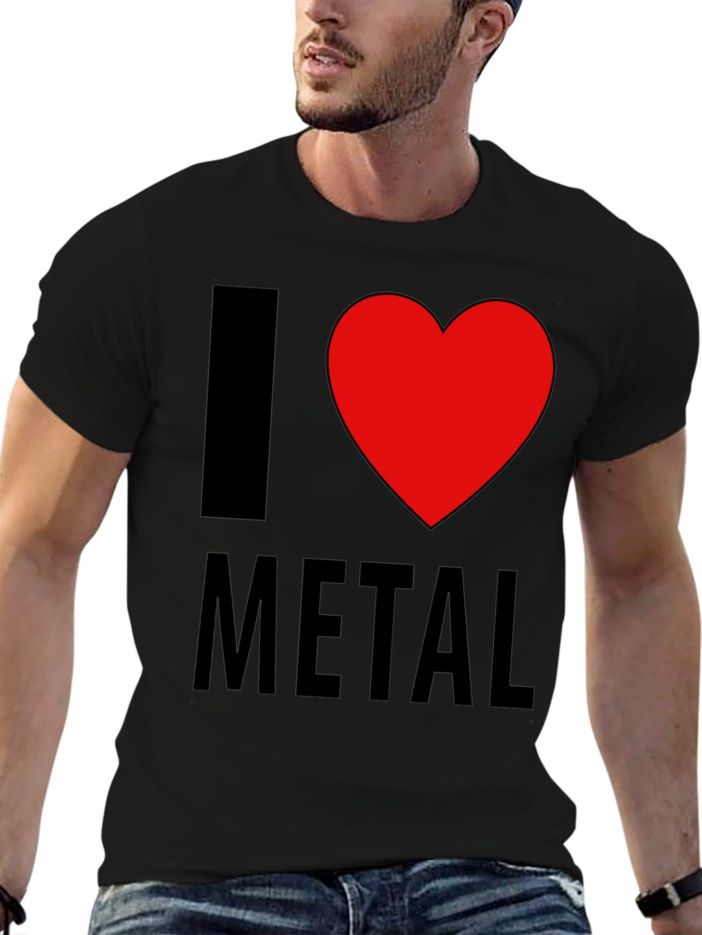 I Love Metal T-Shirt - Graphic Tee