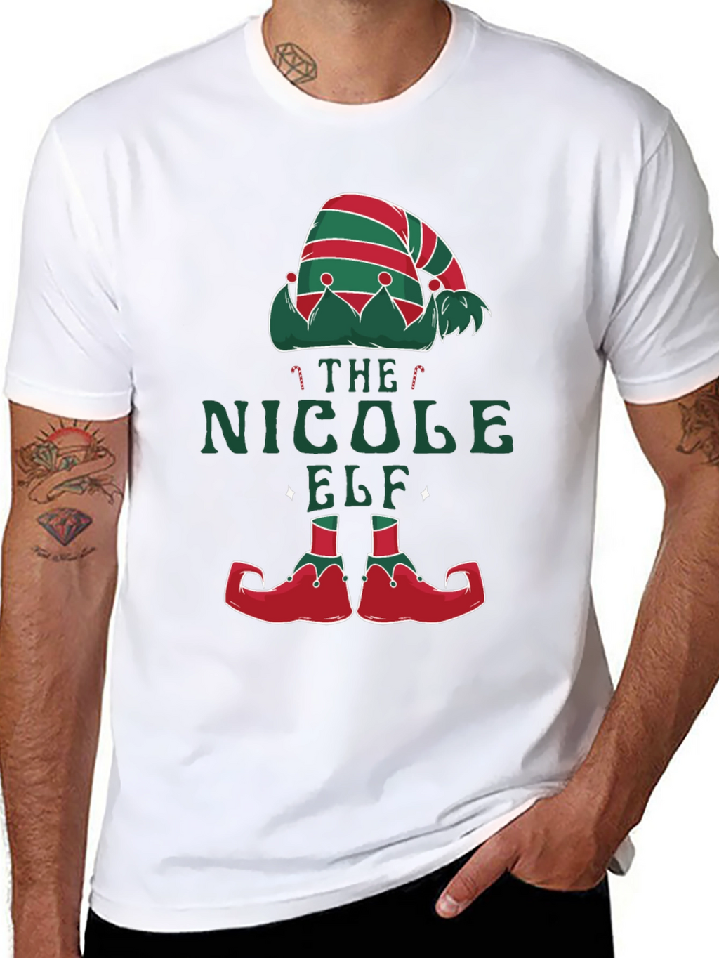 The Nicole Elf Funny Christmas T-Shirt