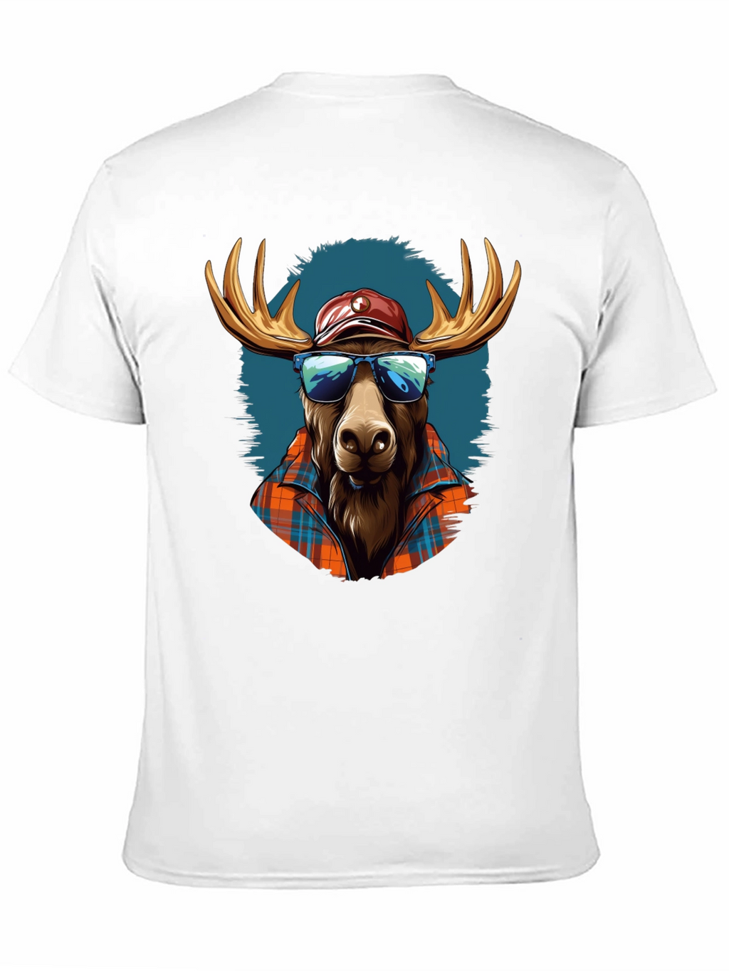 Cool Moose Tee: Lumberjack Style