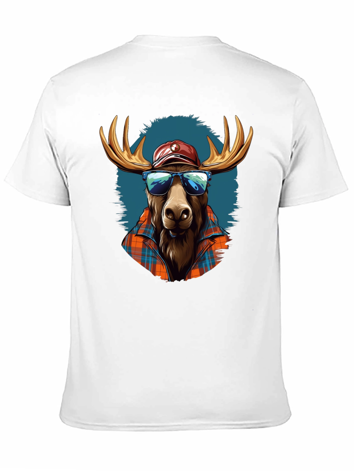 Cool Moose Tee: Lumberjack Style
