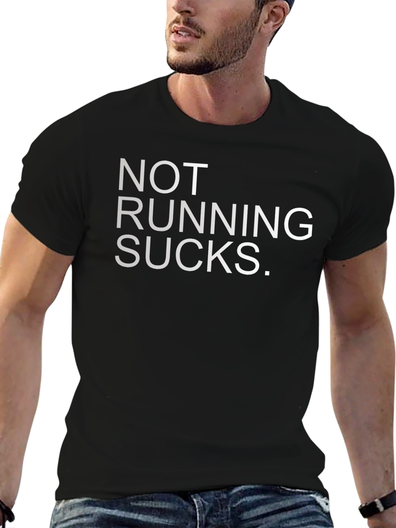 Not Running Sucks Graphic Tee