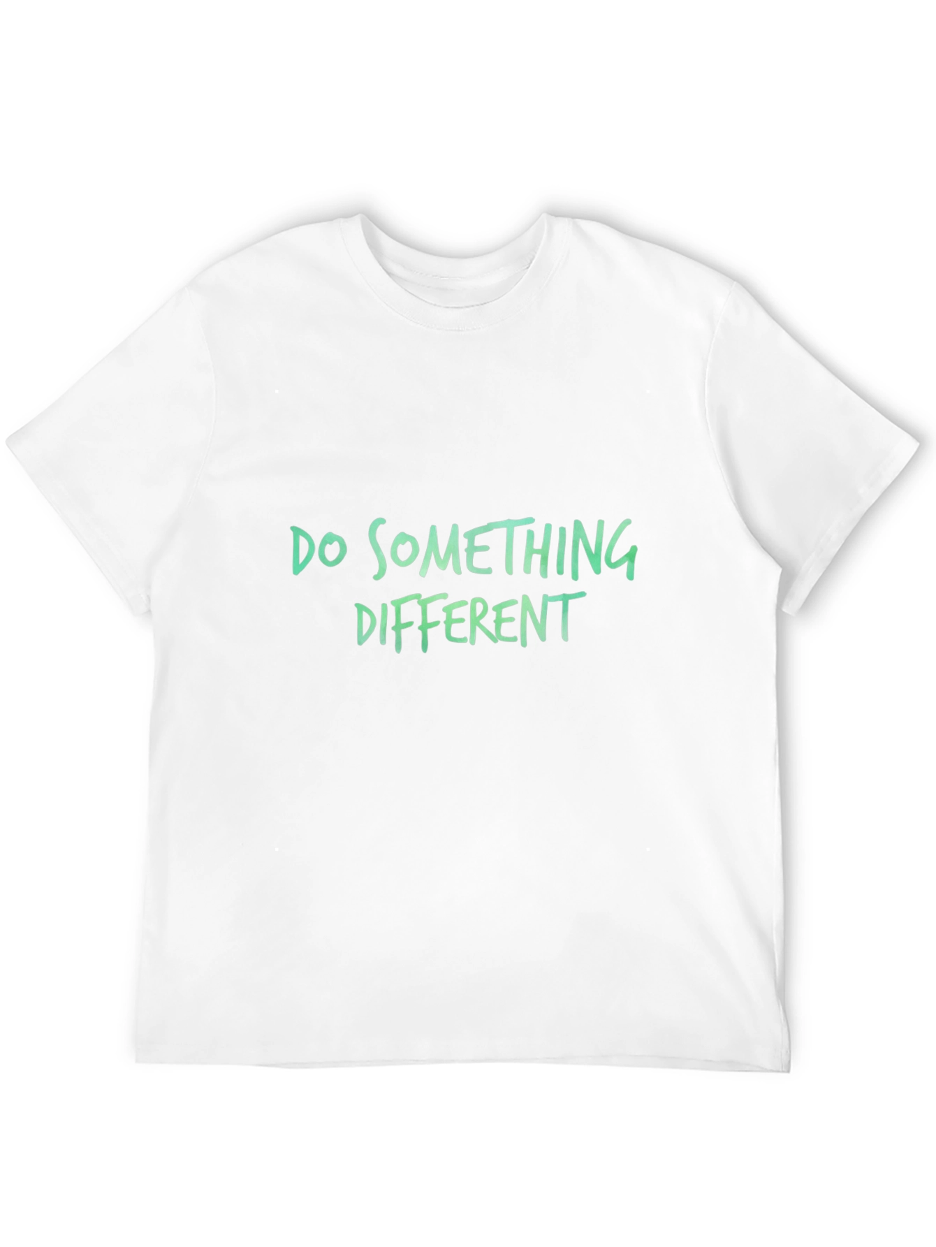 Do Something Different T-Shirt - Stylish Black Tee