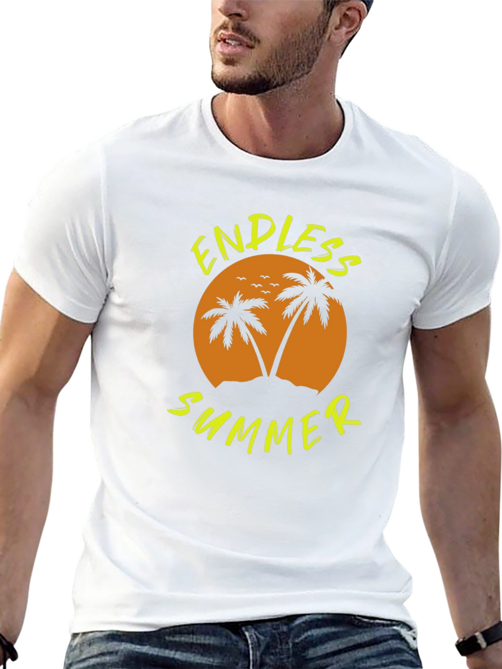 Endless Summer Graphic Black T-Shirt